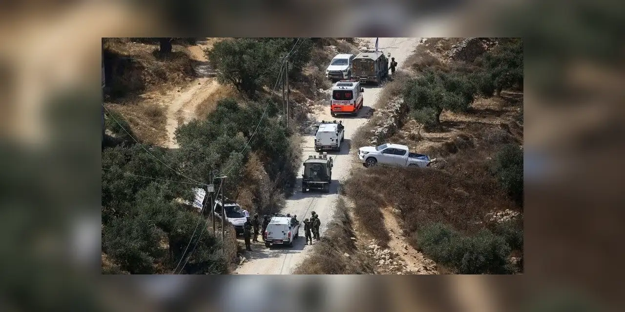 Filistin topraklarını gasbeden maskeli Siyonistler, Kusra'ya kamyonet kasalarında baskın düzenledi