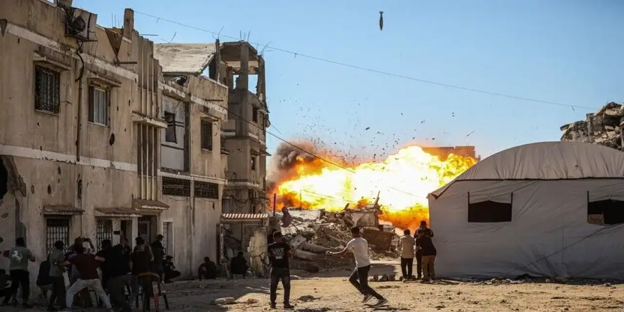 Soykırımcı İsrail'in Gazze'de sivilleri toplu halde bombalayan gizli bir sistem kullandığı belirtildi