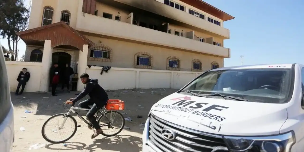 MSF: İsrail, Gazze'de insani yardım çalışanlarını taşıyan otobüsümüzü hedef aldı