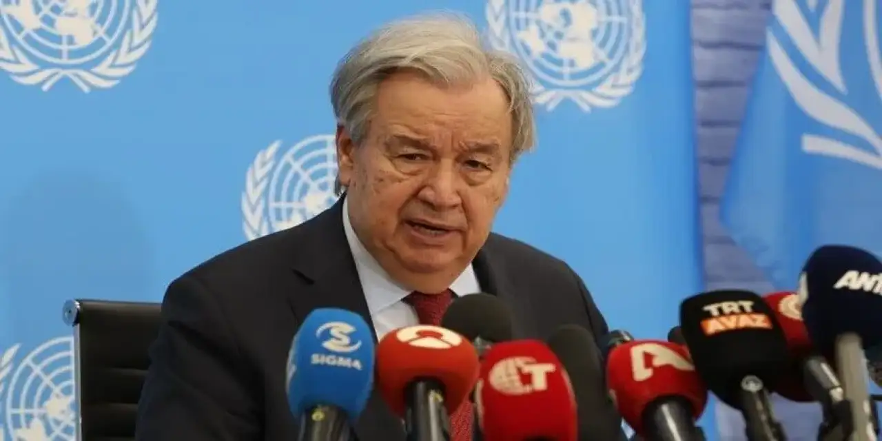 Guterres, Batı Şeria'nın, İsrail'in "ilhak baskısıyla" karşı karşıya olduğunu belirtti