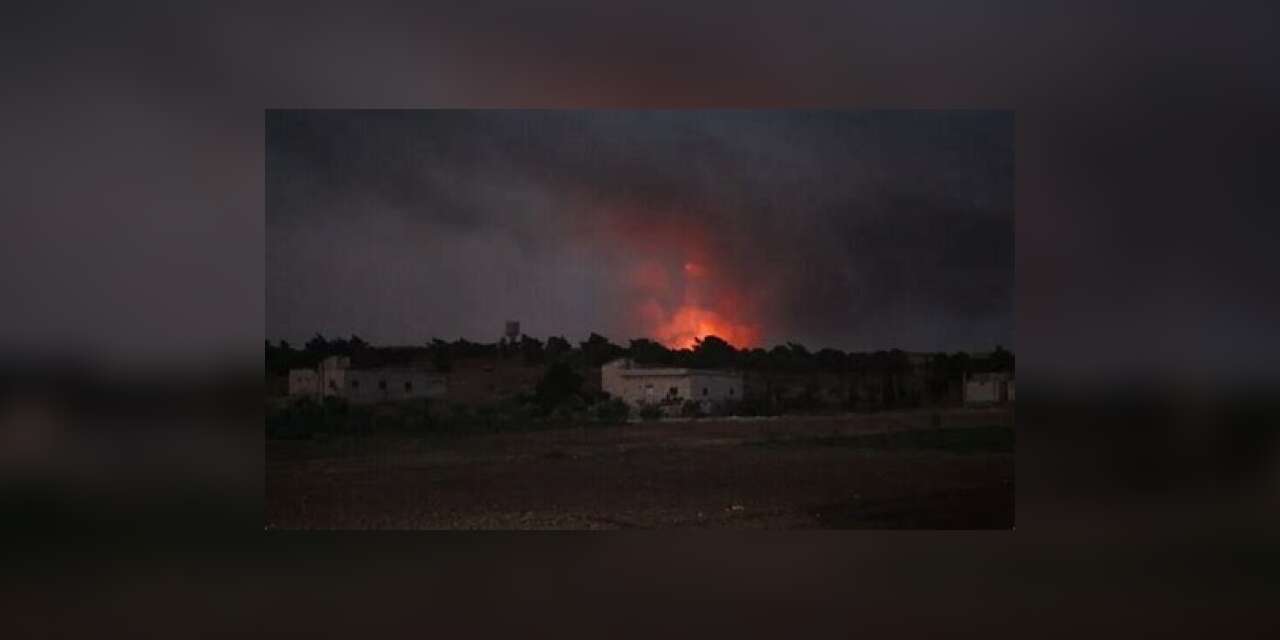 Halep'te mühimmat deposunda patlama meydana geldi