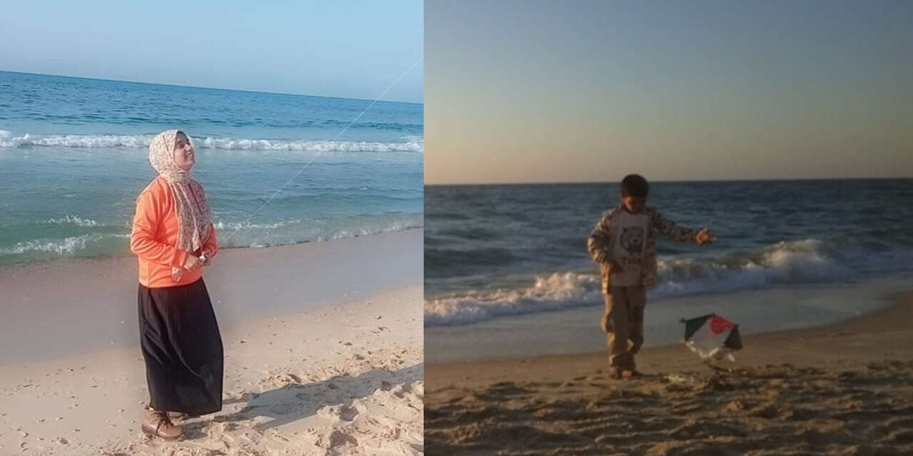 Gazze’de uçurtma uçurmak bir özgürlüktür