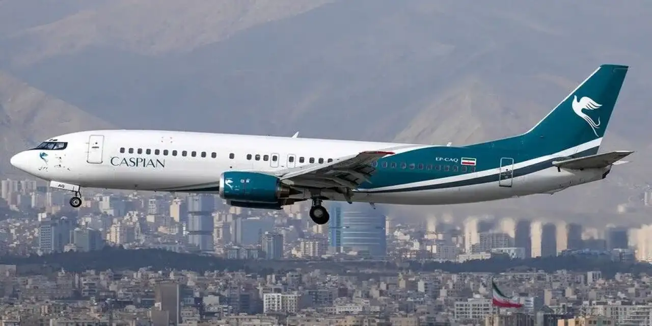 İran merkezli Caspian Airlines'e ait yolcu uçağı haciz nedeniyle seferden çekildi