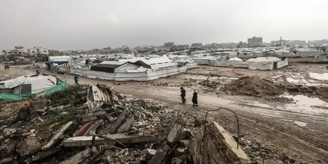 BM: Gazze'de nüfusun 5'te 1'i sel riski bulunan alanlarda yaşıyor