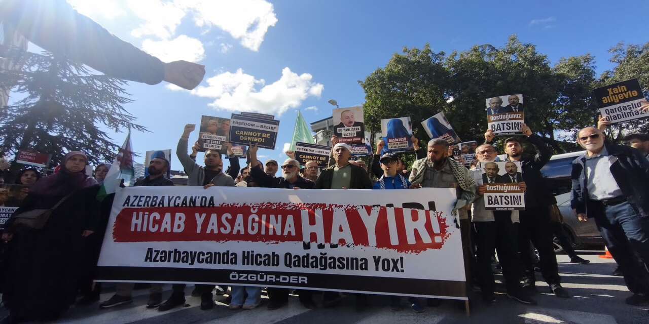 Azerbaycan’daki başörtüsü yasağı İstanbul’da telin edildi: "28 Şubat’ın 'İkna Odaları' Azerbaycan’da hortlatılıyor!"