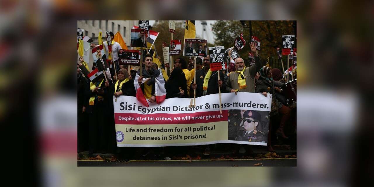 Londra ve Lahey'de Mısır'daki tutuklular için protesto gösterileri düzenlendi