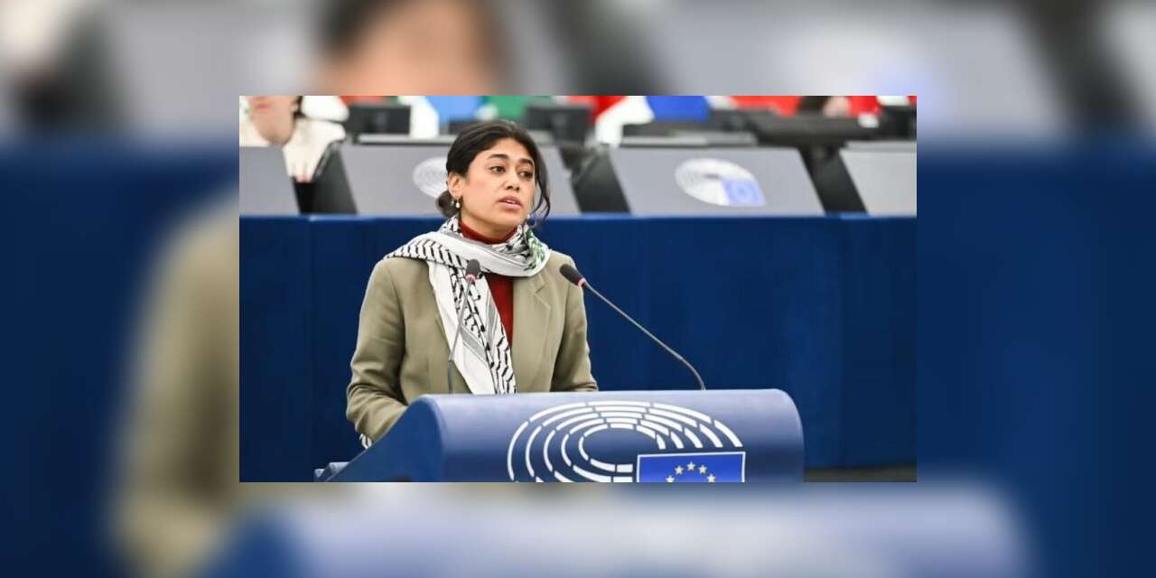 Avrupa Parlamentosu, 7 Ekim sergisindeki İsrail bayrağını kaldıran Rima Hassan hakkında soruşturma başlattı