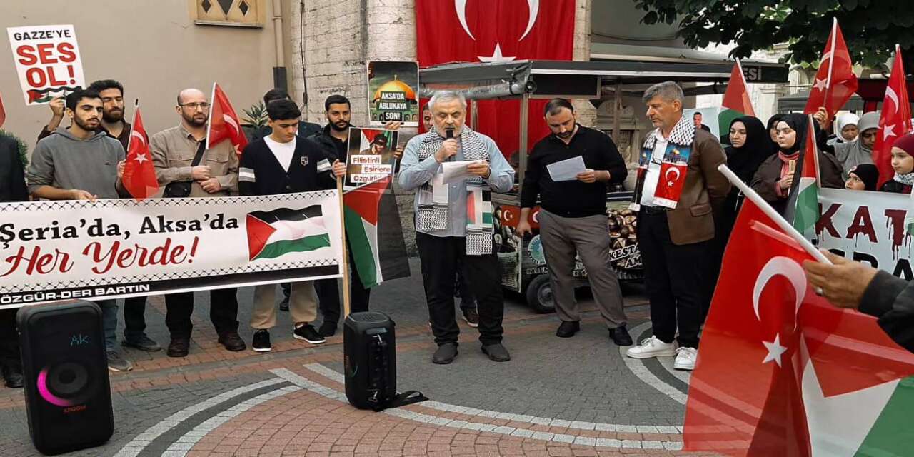 Bartın'da 7 Ekim Aksa Tufanı mücadelesi selamlandı!