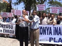 Konya'da 38. başörtüsü eylemi