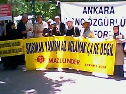 Ankara'da 122. başörtüsü eylemi