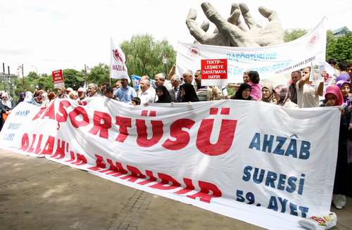 Ankara Mazlumder'den Protesto