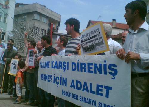 Sapanca’dan Karara Protesto