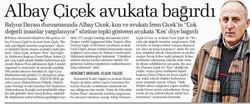 Albay Çiçek Avukata Bağırdı