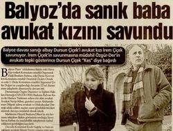 Balyozda Sanık Baba Avukat Kızını Savundu