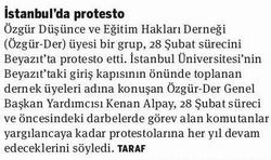 İstanbul'da Protesto