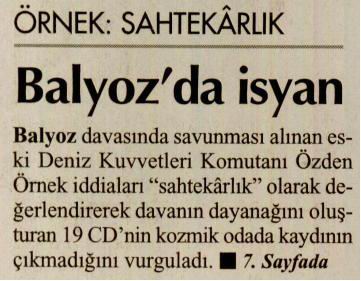 Balyoz'da İsyan