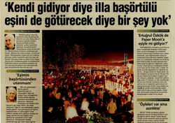 'Kendi Gidiyor Diye İlla Başörtülü Eşini De Götürecek Diye Bir Şey Yok'