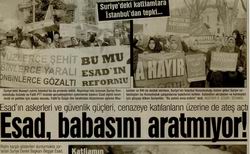 Suriye'deki Katliamlara İstanbul'dan Tepki
