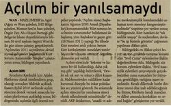 Açılım Bir Yanılsamaydı