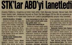 STK'lar ABD'yi Lanetledi