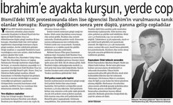 İbrahim'e Ayakta Kurşun, Yerde Cop