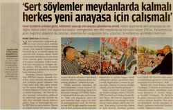Sert Söylemler Meydanlarda Kalmalı