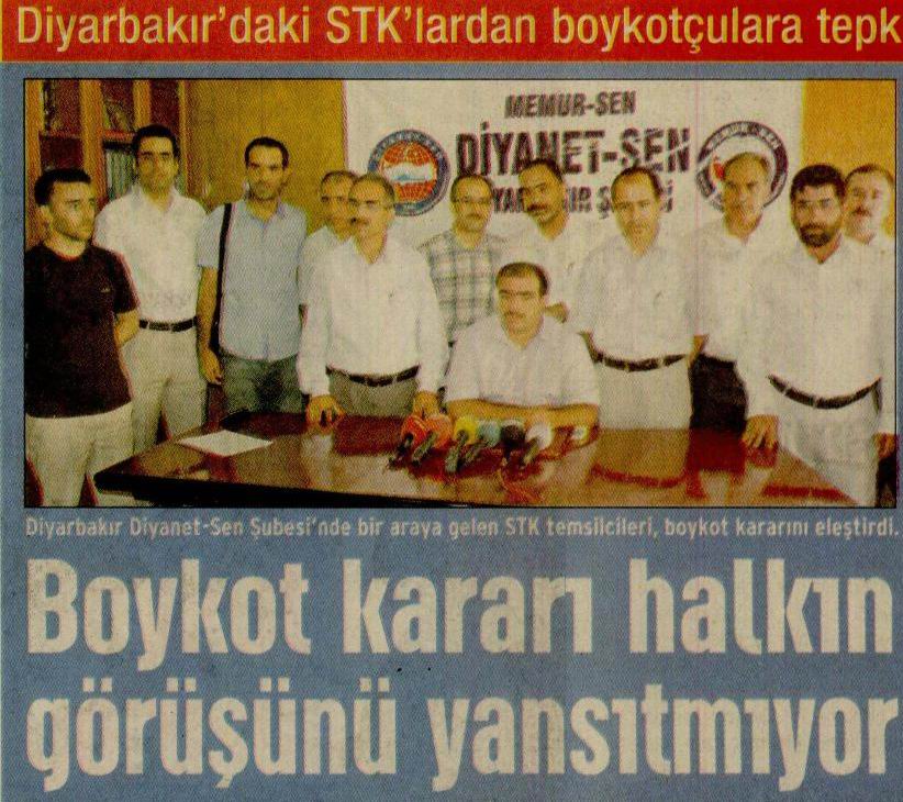 Boykot Kararı Halkın Görüşünü Yansıtmıyor