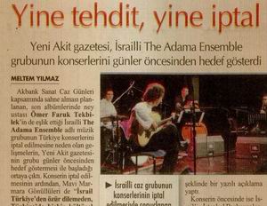 Yine Tehdit, Yine İptal