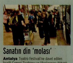 Sanatın Din 'Molası'