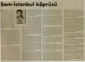 Şam-İstanbul Köprüsü