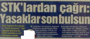 STK’lardan Çağrı: Yasaklar Son Bulsun!