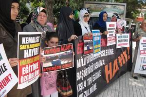 Çorum’da Okullardaki Ant Zulmüne Protesto