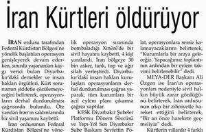 İran Kürtleri Öldürüyor