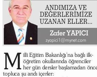 Andımıza ve Değerlerimize Uzanan Eller...