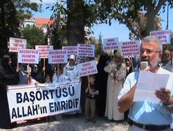 Konya'da 41. başörtüsü eylemi