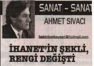 İhanetin Şekli, Rengi Değişti