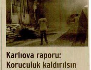 Karlıova Raporu:Koruculuk Kaldırılsın
