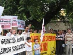 Başörtüsü Zulmü ve Darbecilere Bursa'da Protesto