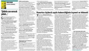 'Şiddete son verecek şiddet...'