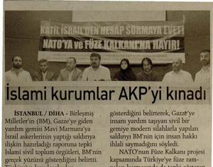 İslami Kurumlar AKP'yi Kınadı