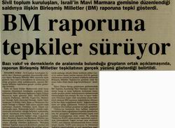 BM Raporuna Tepkiler Sürüyor