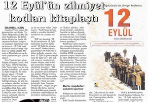 12 Eylül'ün Zihniyet Kodları Kitaplaştı