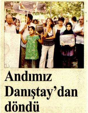 Andımız Danıştay'dan Döndü