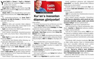 Kur'an'a İnananları Düşman Görüyorlar!
