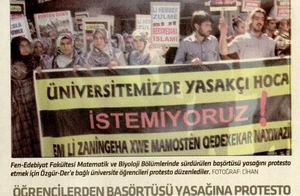 Yasakçı Hoca İstemiyoruz