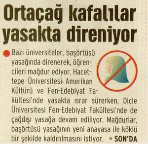 Ortaçağ Kafalılar Yasakta Direniyor