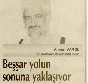 Beşşar yolun sonuna yaklaşıyor