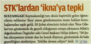 STK'lardan 'İkna'ya Tepki