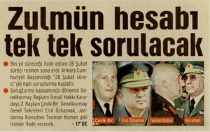 Zulmün Hesabı Tek Tek Sorulacak