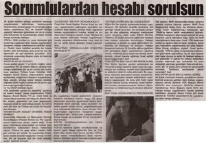 Sorumlulardan Hesabı Sorulsun
